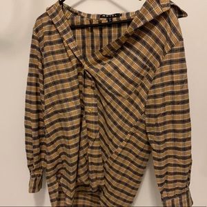 oversized motel rocks flannel